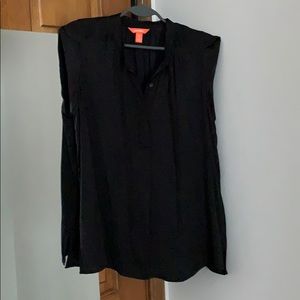 Joe Fresh Black Cap Sleeve Top